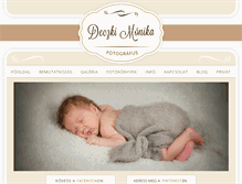 Tablet Screenshot of deczkifoto.hu